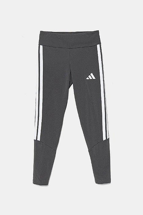 CALÇA LEGGING INFANTIL MENINA ADIDAS PRETA LISTRAS ESPORTIVA