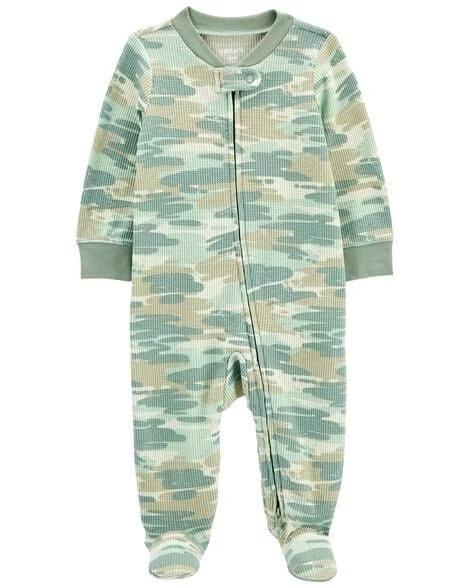 MACACÃO CARTERS ALGODÃO CAMUFLADO CONFORTO E ESTILO BEBÊ