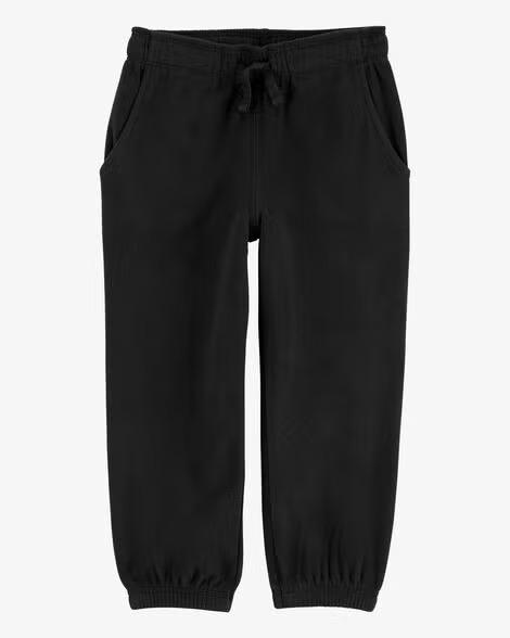 CALÇA FLEECE CARTER?S PRETA INFANTIL ? CONFORTO PARA MENINOS