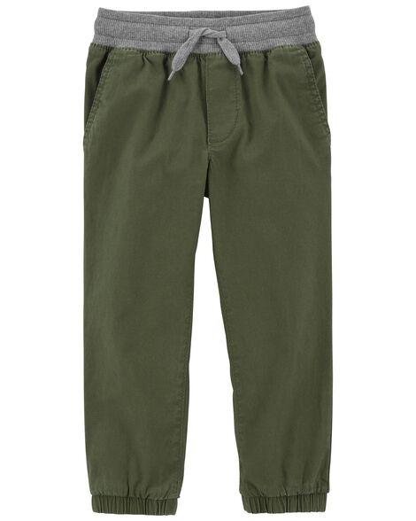 CALÇA INFANTIL OSHKOSH SARJA VERDE MILITAR