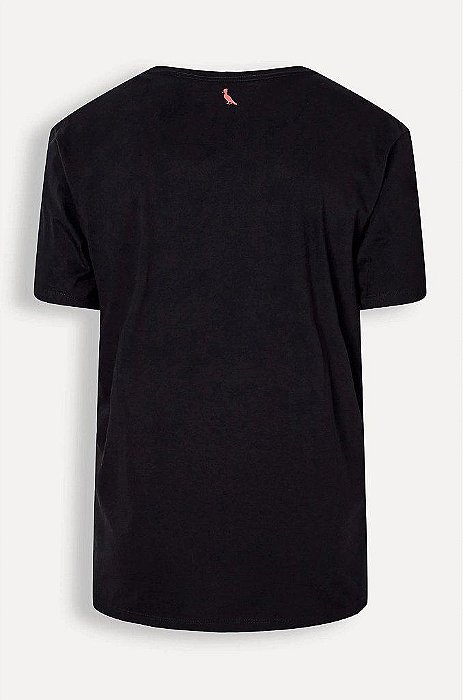 CAMISETA INFANTIL RESERVA PRETA ALL BLACK ? MENINO DETALHE RASGADA