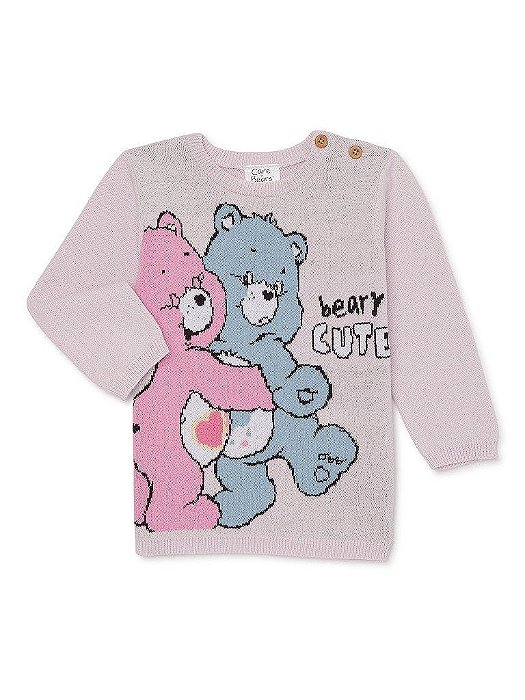 SUÉTER INFANTIL MENINA LÃ CARE BEARS URSINHOS CARINHOSOS