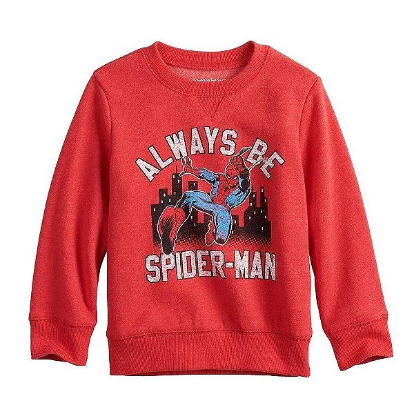 BLUSA INFANTIL JUMPING BEANS VERMELHA HOMEM-ARANHA MENINO