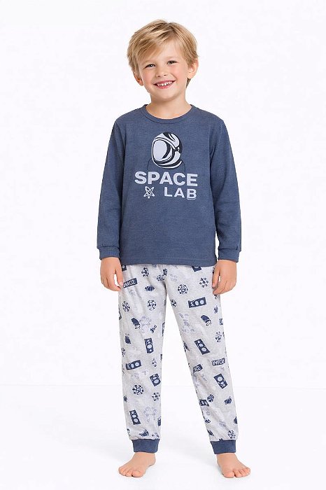 PIJAMA INFANTIL MENINO DADOMILE ASTRONAUTA SPACE