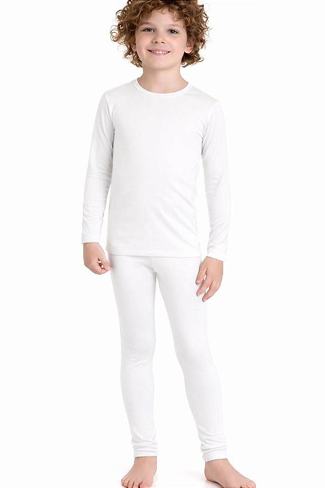 CONJUNTO TÉRMICO DADOMILE BRANCO GOLA CARECA