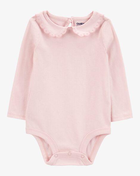 BODY MENINA OSHKOSH GOLA RENDA MANGA LONGA