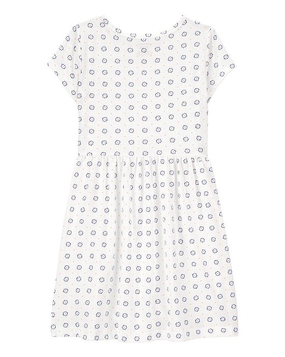 VESTIDO MENINA CARTERS BRANCO FLOR