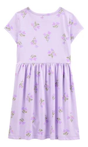 VESTIDO MENINA CARTERS LILAS FLORES