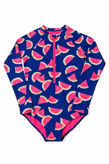 MAIÔ INFANTIL MENINA WONDER NATION AZUL MARINHO MELANCIA