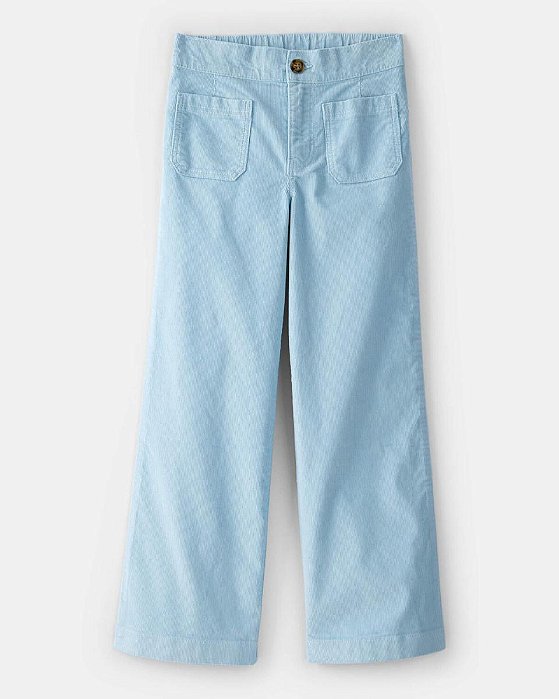 CALÇA INFANTIL MENINA CARTERS VELUDO AZUL