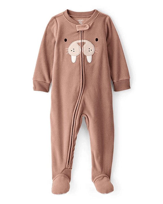 MACACAO FLEECE CARTERS MARROM LEÃO MARINHO