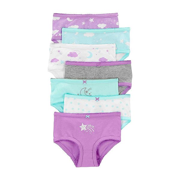CALCINHA CARTERS ESTRELAS 7 PÇS