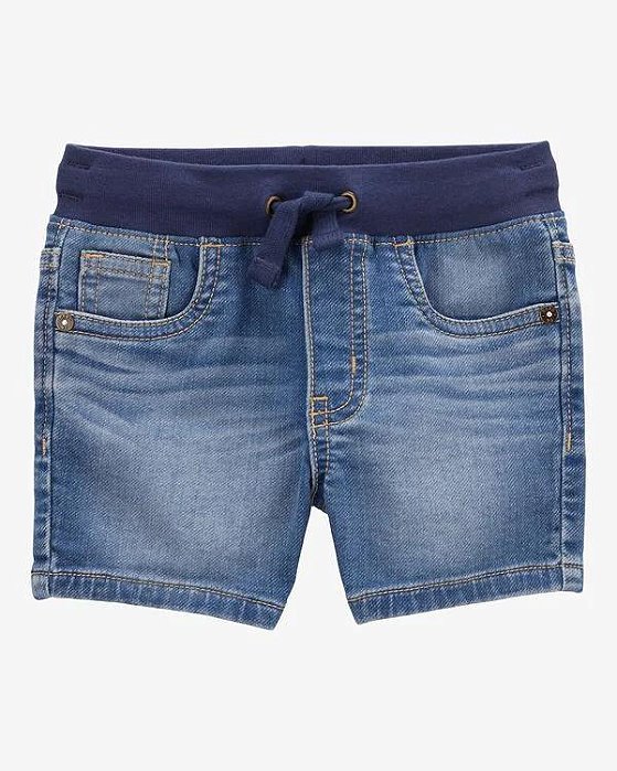 BERMUDA OSHKOSH JEANS CÓS AZUL CORDÃO