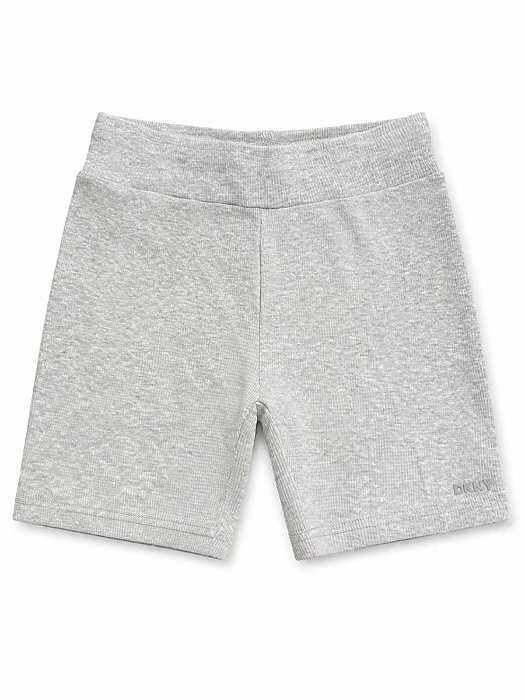 BERMUDA MENINA DKNY CINZA CANELADO