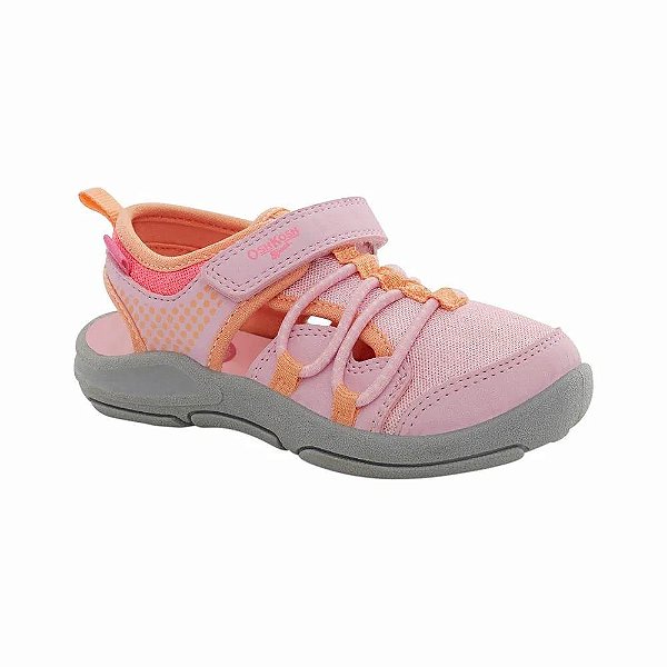 TÊNIS MENINA OSHKOSH ROSA VELCRO