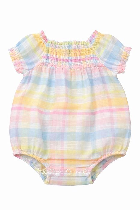 ROMPER MENINA OKIE DOKIE LISTRAS COLORIDAS