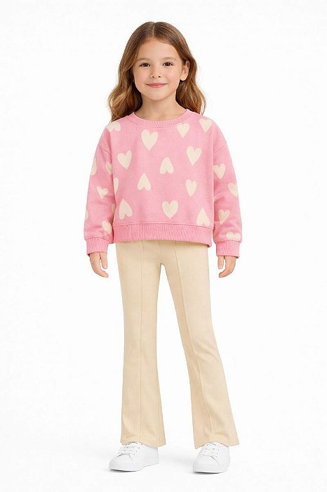 CONJ MENINA NACIONAL ROSA CORAÇÃO