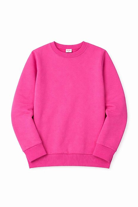 BLUSA MENINA NACIONAL PINK MOLETOM