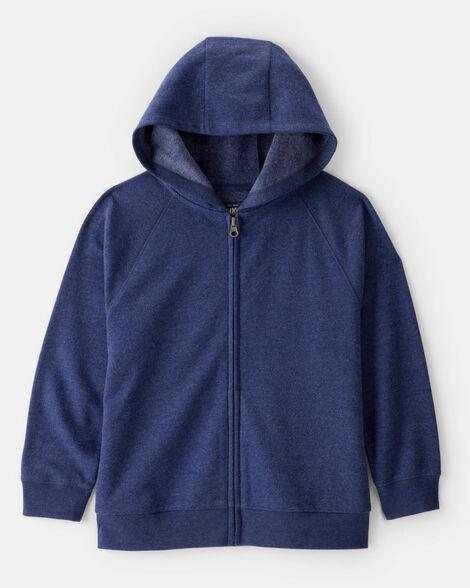 JAQUETA OSHKOSH AZUL COM GORRO FORRADA