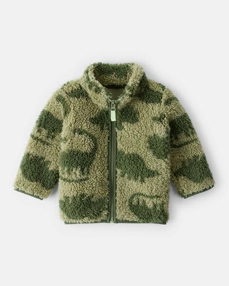 JAQUETA SHERPA VERDE DINO CARTERS