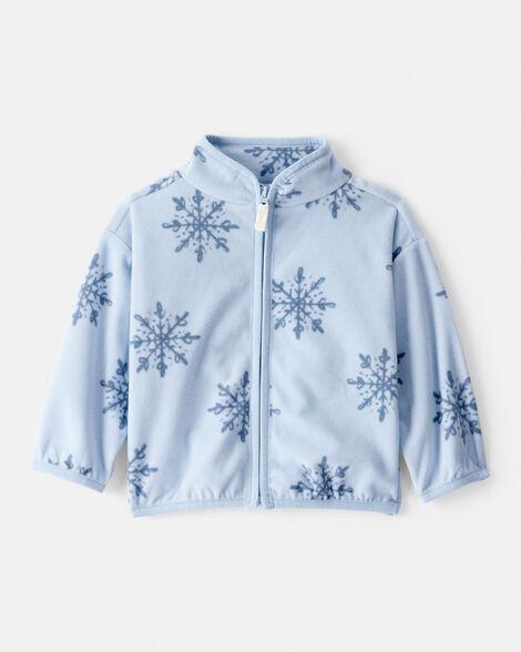 JAQUETA MENINA OSHKOSH FLEECE AZUL NEVE