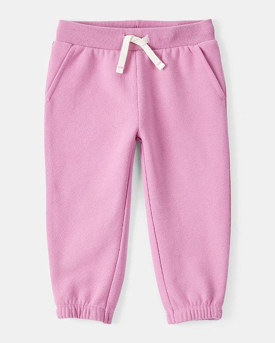 CALÇA MENINA CARTERS LILÁS MOLETOM FORRADA FLEECE