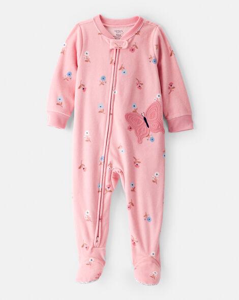 MACACAO MENINA CARTERS ROSA BORBOLETA FLEECE