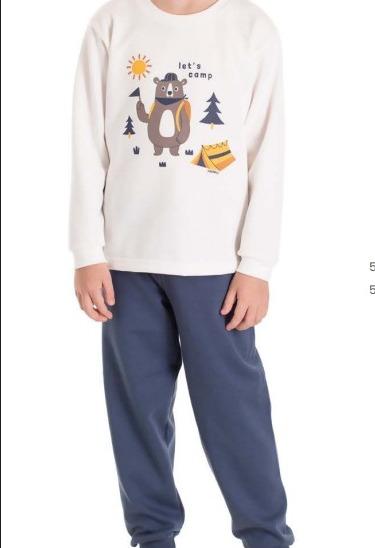 PIJAMA 2 PÇS MENINO DADOMILE URSO FORRADO FLEECE
