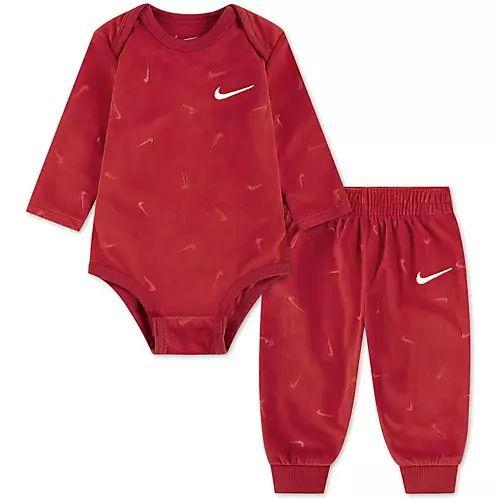CONJ 2 PÇS NIKE VERMELHO VELUDO BODY E CALÇA