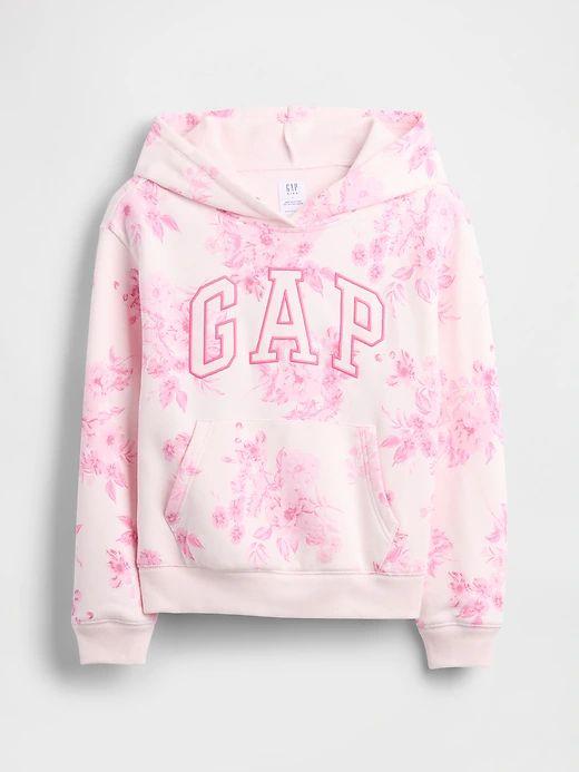 MOLETOM MENINA GAP ROSA FLORAL