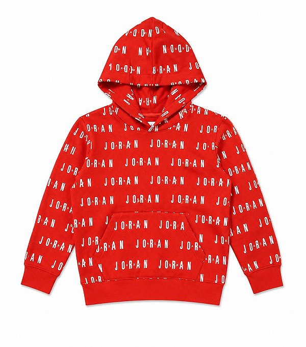 BLUSA MOLETOM AIR JORDAN LARANJA LOGO
