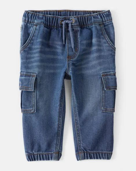 CALÇA JEANS MENINO OSHKOSH CARGO BOLSO LATERAL