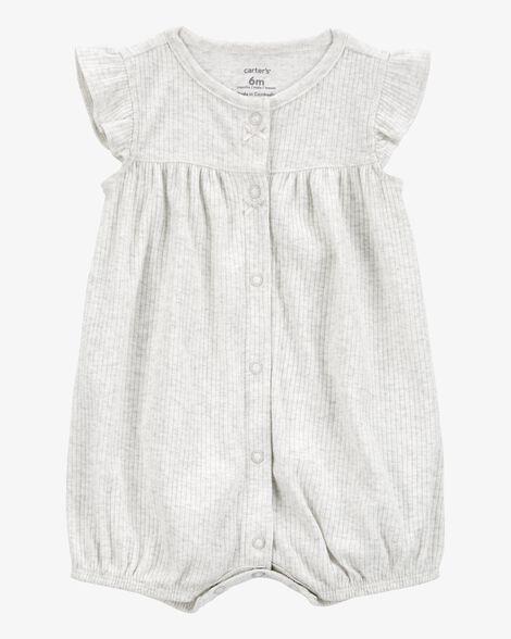 ROMPER MENINA CARTERS CINZA CANELADO