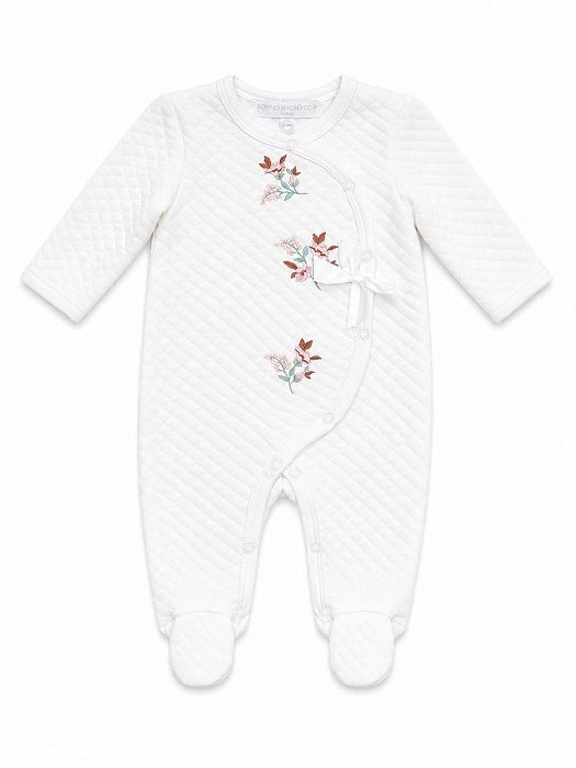 MACACAO MENINA CATHERINE MALANDRINO OFF WHITE BORDADO
