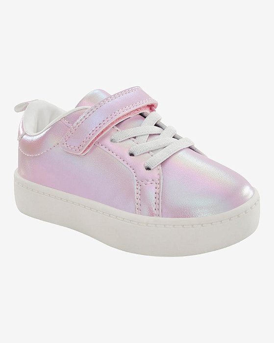 TÊNIS MENINA CARTERS ROSA METALIZADO - 11,4CM
