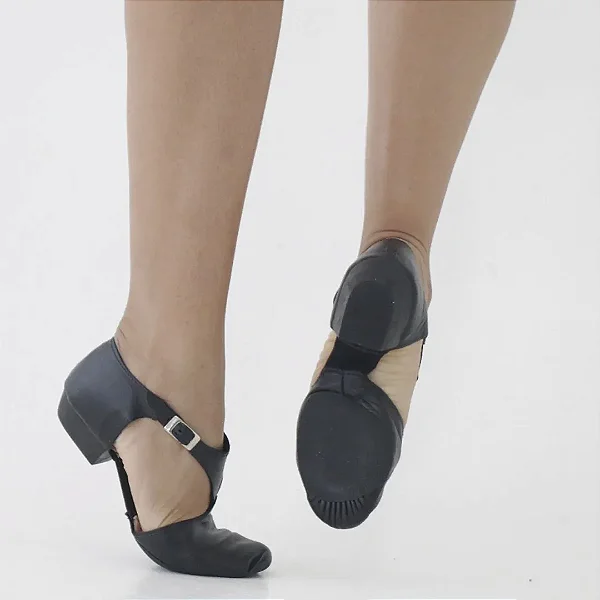 SAPATO PROFESSOR MAITRÊ - COURO COM STRETCH | DANCIN