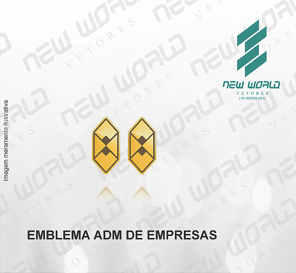 Arquivo de Emblema ADM em Empresas - Formato DXF - Tamanho 8 mm