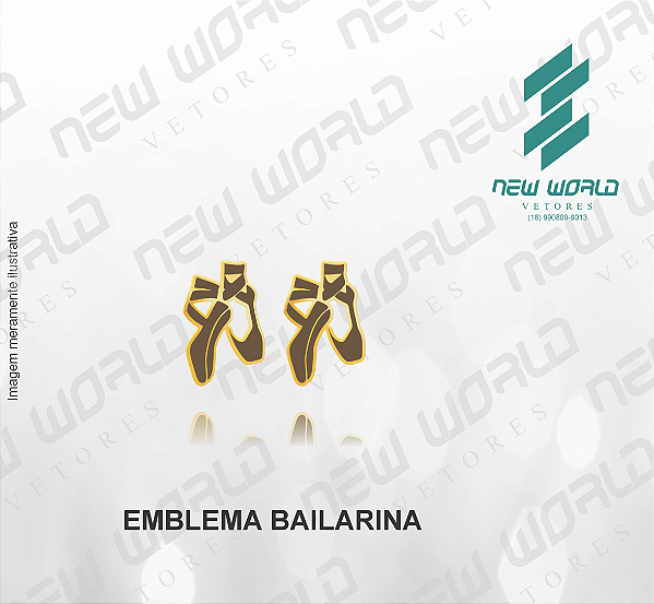 Arquivo de Emblema Bailarina - Formato DXF - Tamanho 8 mm