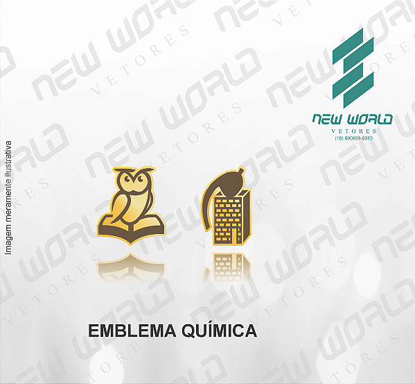 Arquivo de Emblema de Química - Formato DXF - Tamanho 8 mm