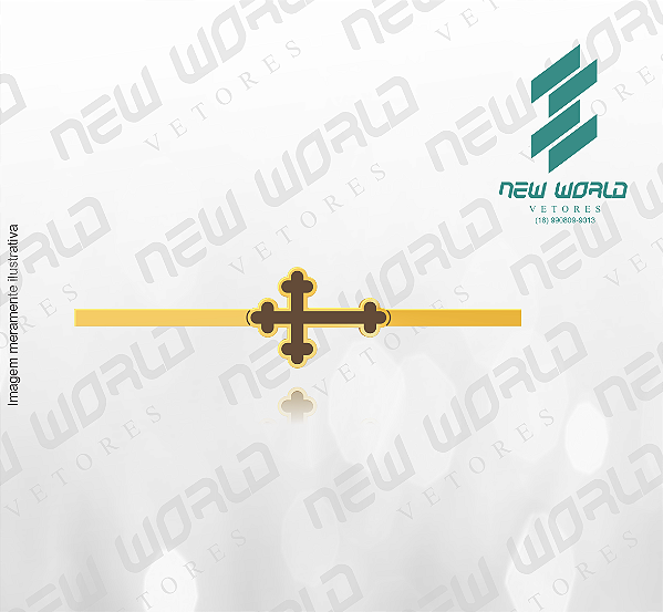 Arquivo de Anel com Cruz Trevolada - Formato DXF - Tamanho 55 mm