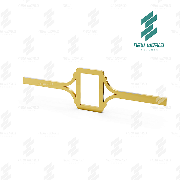 Arquivo de Aro de Anel 2 - Formato DXF, SVG - Tamanho 16x70 mm