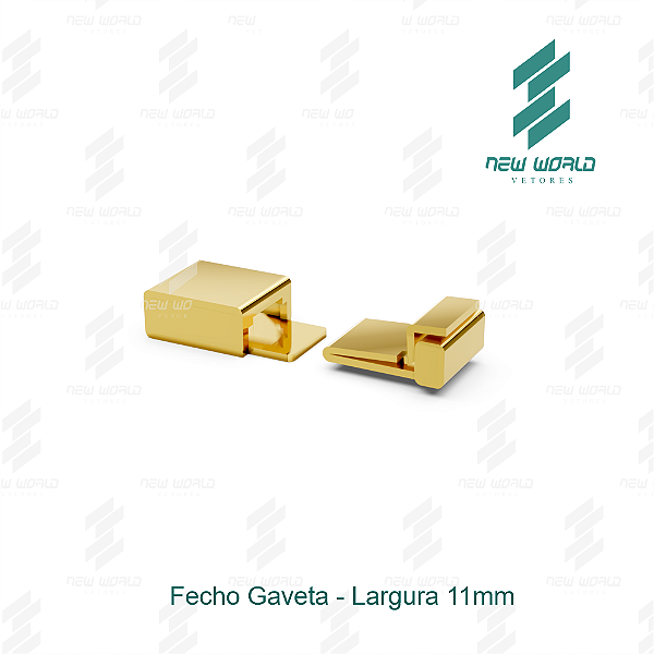 Arquivo de Fecho Gaveta - Formato DXF, SVG - Tamanho 11 mm