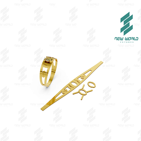 Arquivo de Anel Formatura Farmácia - Formato DXF, SVG - Nº29
