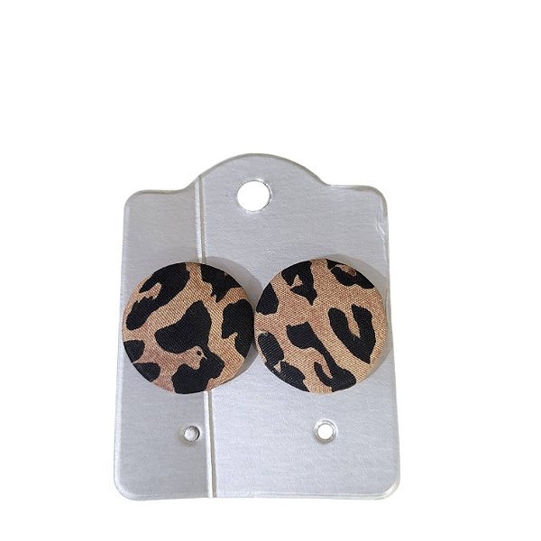 Brinco de Botão 24mm - Savana