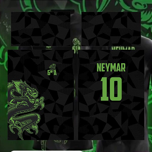 Template Camisa - Interclasse Dragão Verde 2023 - vetor