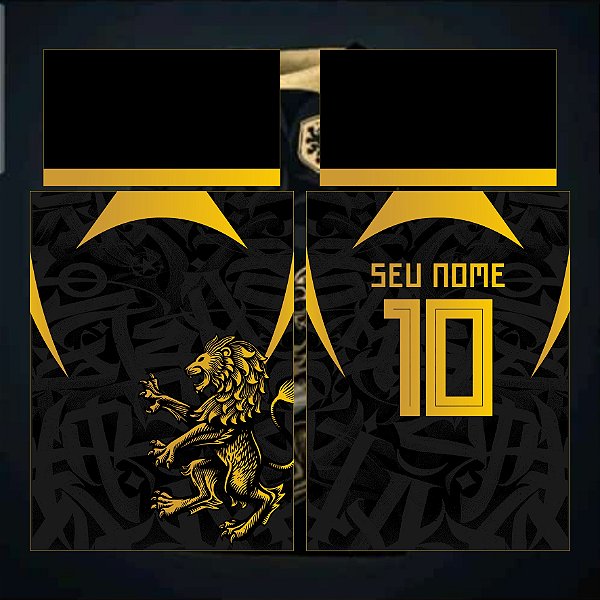 Template Camisa - InterClasse Leão Gold 23 - Vetor