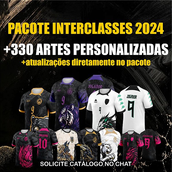 Pacote Camisas Template Interclasses - Vetores