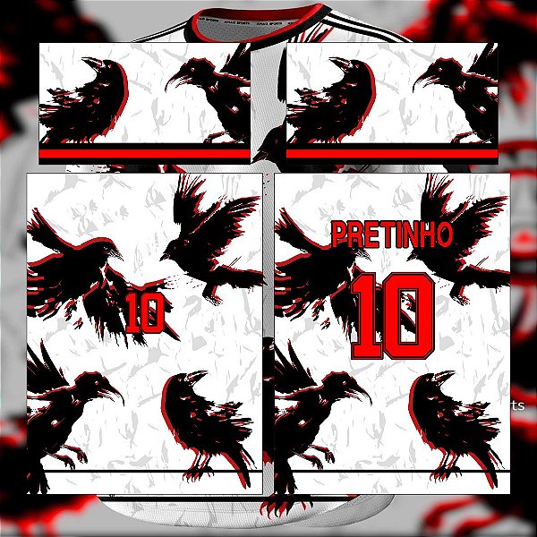 Template Camisa - InterClasse Raven Grunge 24 - Vetor
