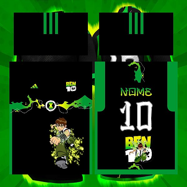 Template Camisa - InterClasse Ben 10 degradê 24 - Vetor