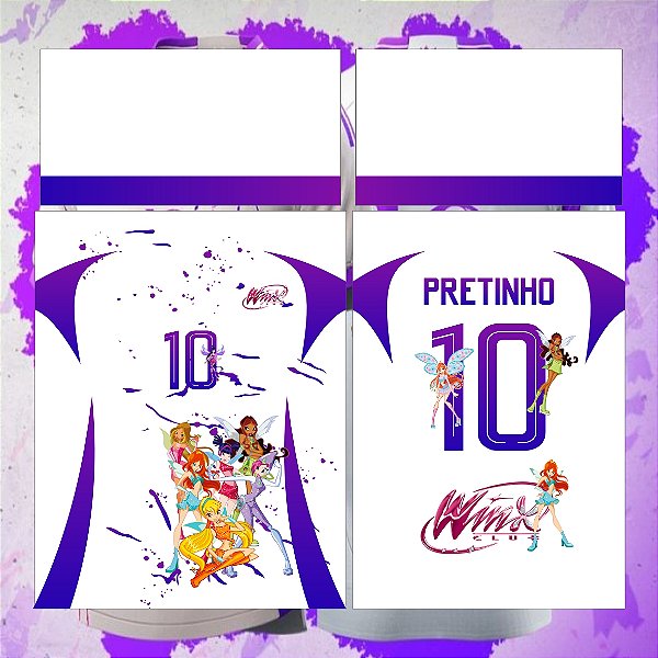 Template Camisa - InterClasse Winxs Equipe 24 - Vetor